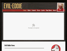 Tablet Screenshot of evileddie.com